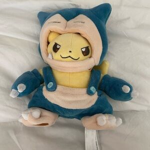 Snorlax costume pikachu Plush Toy